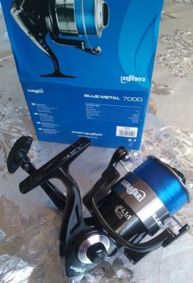 Fishing Kamasaki Blue Metal 7000 Reel - Image 3