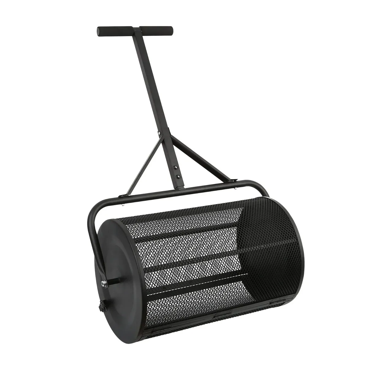 24in Lawn Roller Compost Spreader 75L - Image 1