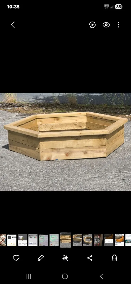 raise large timber planters for  flowers or veg - Image 4