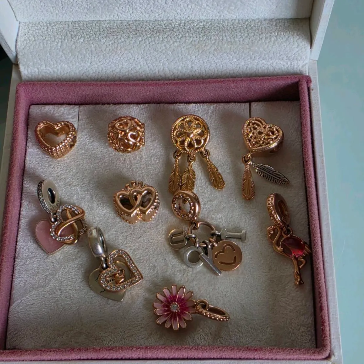 Pandora charms rose gold 20e each charm - Image 3