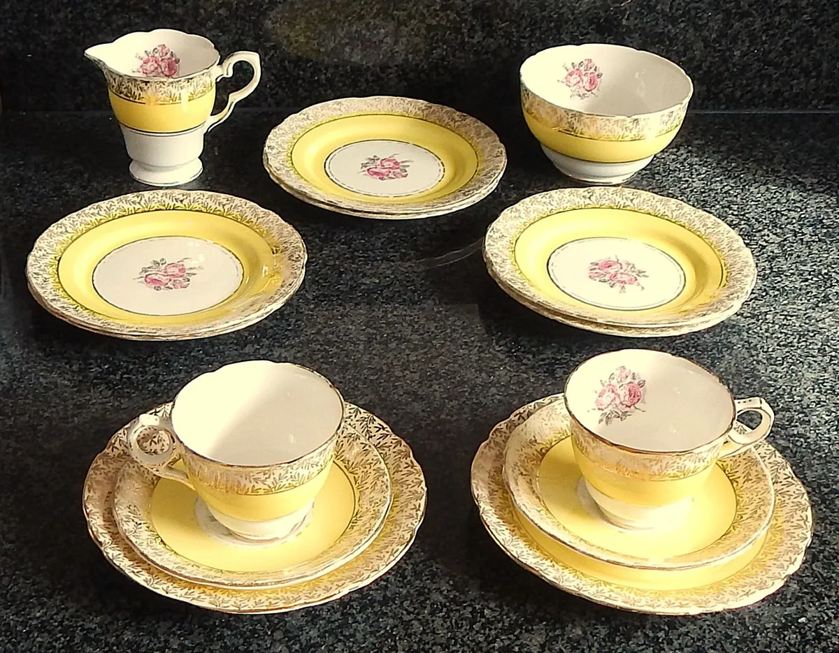 Selection of 14 Pieces Royal Stafford Bone China - Image 1
