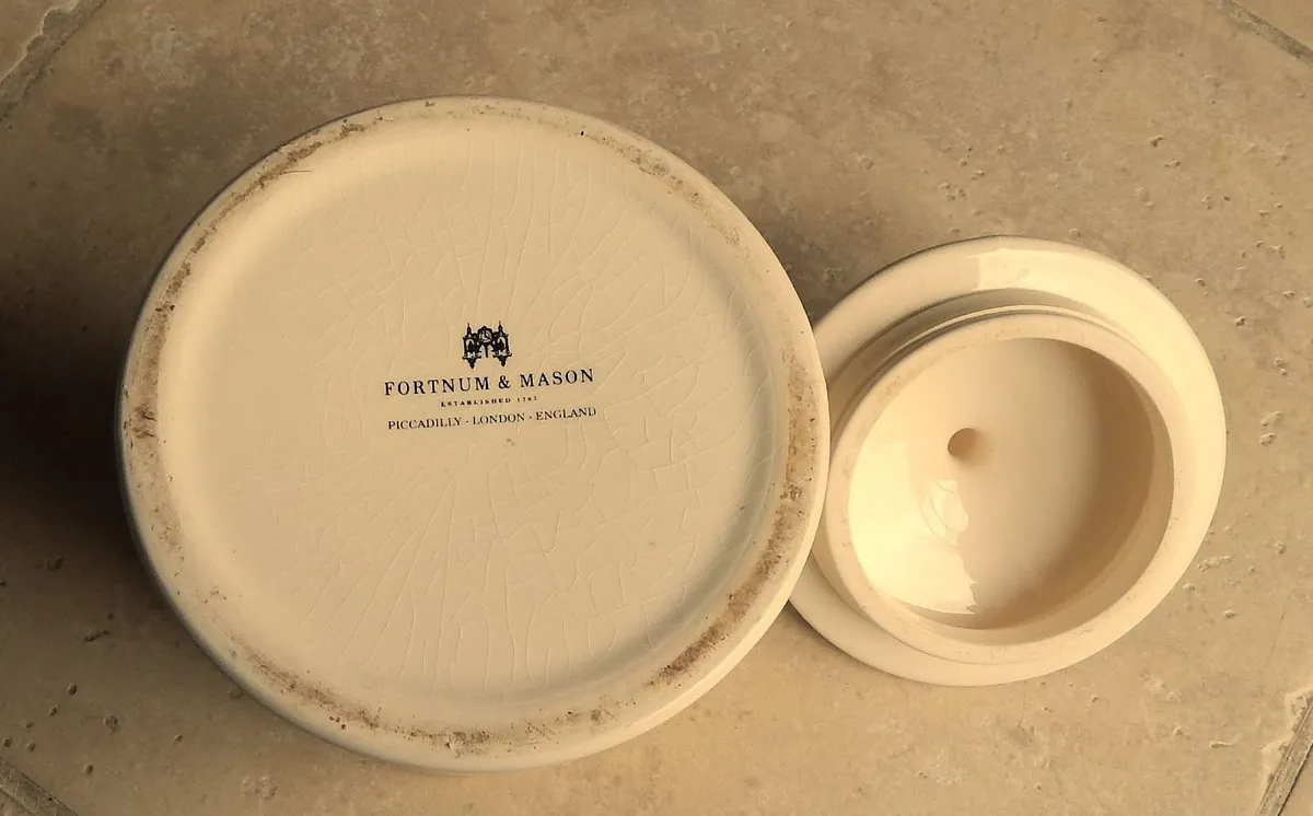 Vintage Ceramic Fortnum & Mason Biscuit Jar - Image 4
