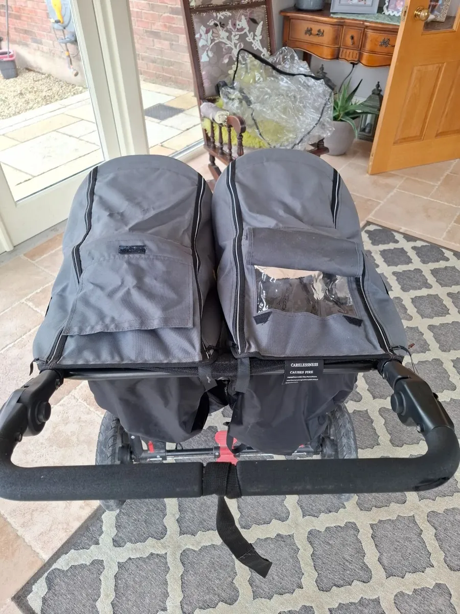 Out n about double  nipper buggy - Image 3