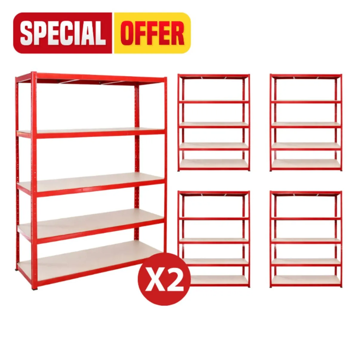 Garage flatpack shelving - Image 1