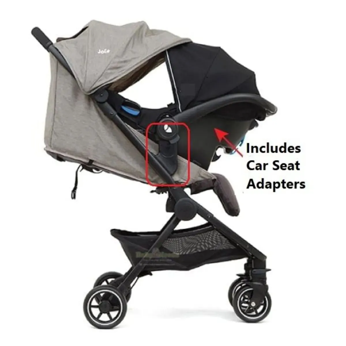 Save €100 - Travel buggy with car seat adapters - Image 3