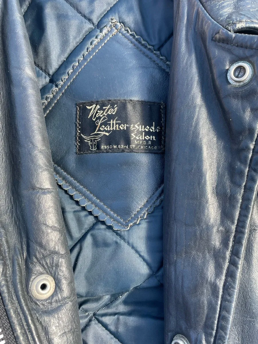 Chicago Police Department leather jacket - Image 2