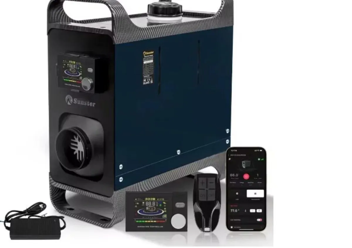 Diesel Air Heater 8KW 12V - 24V 220V Bluetooth - Image 1