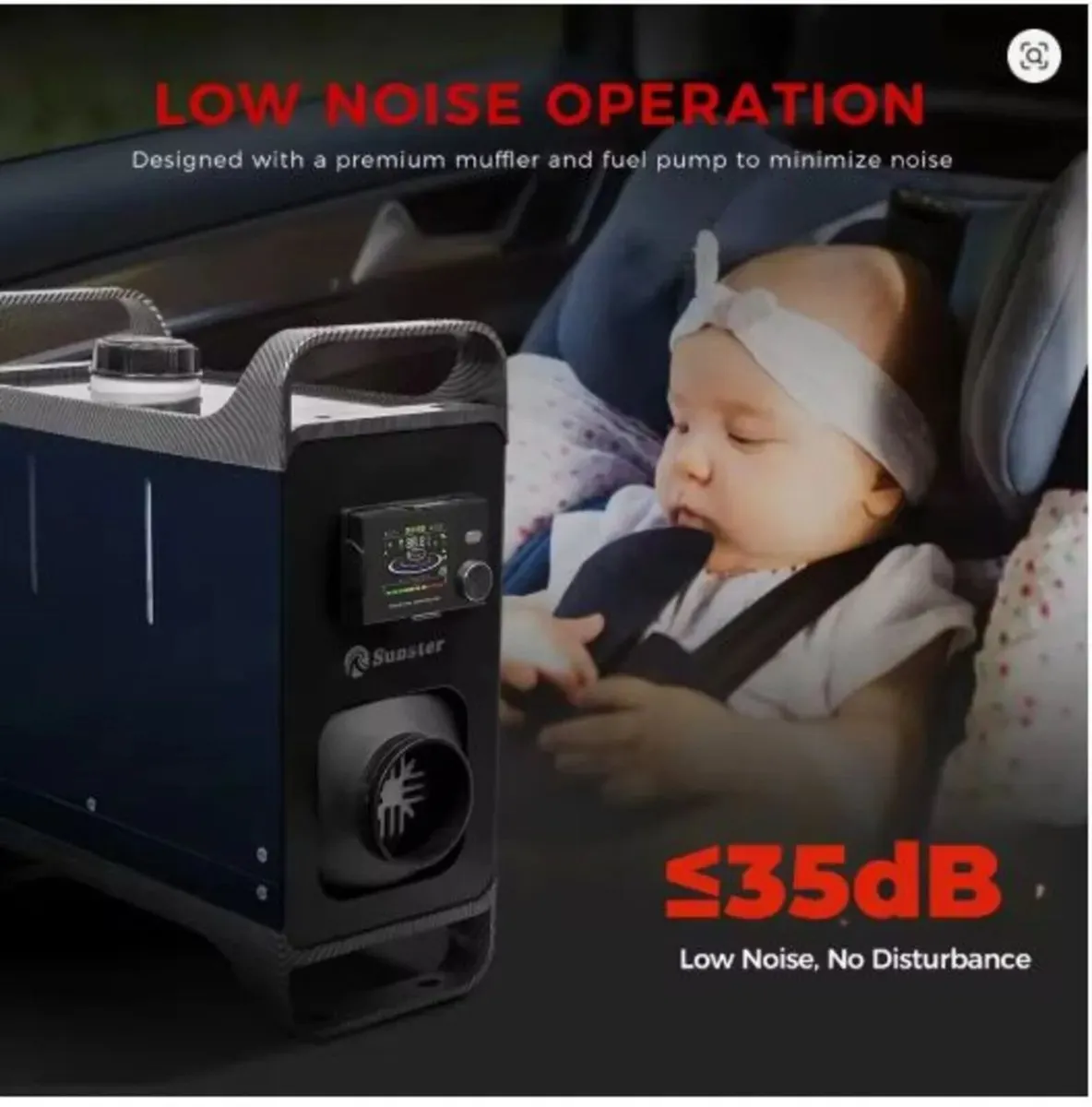 Diesel Air Heater 8KW 12V - 24V 220V Bluetooth - Image 3