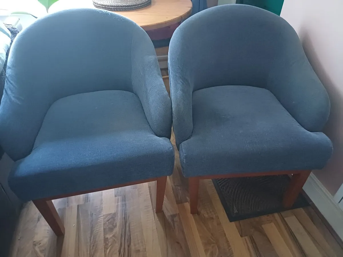 Two upholstered chairs - free for collection