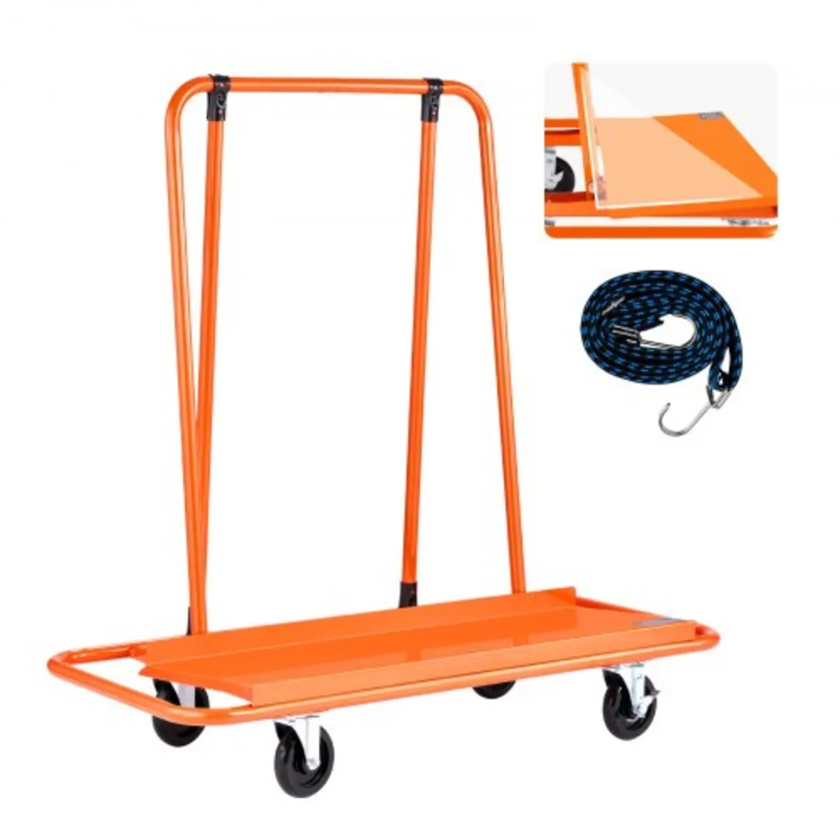 Drywall Cart Dolly, 816 kg Load Capacity, Steel Pa - Image 1