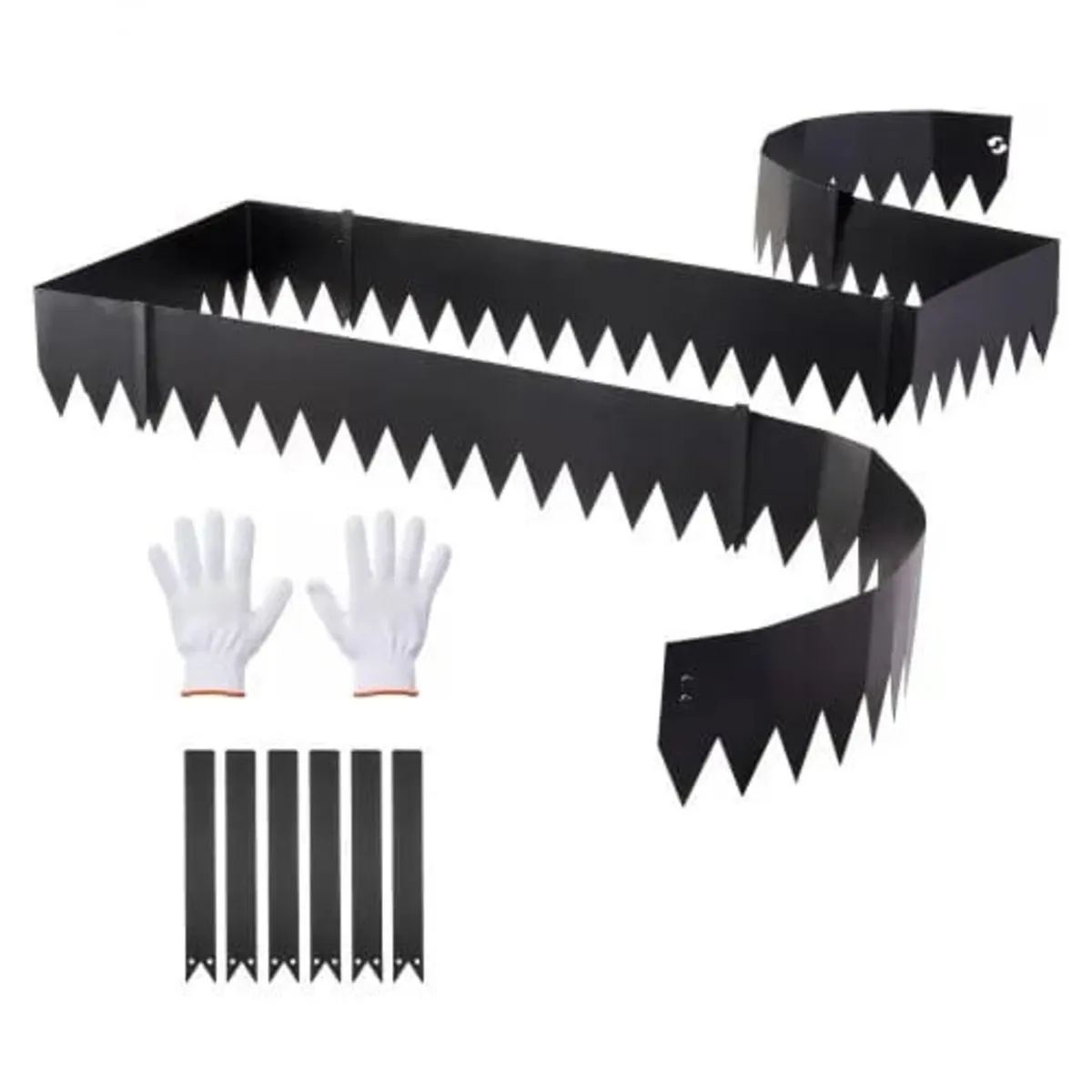 Landscape Edging, 6-Pack 1016 x 203 mm Metal Edgin - Image 1