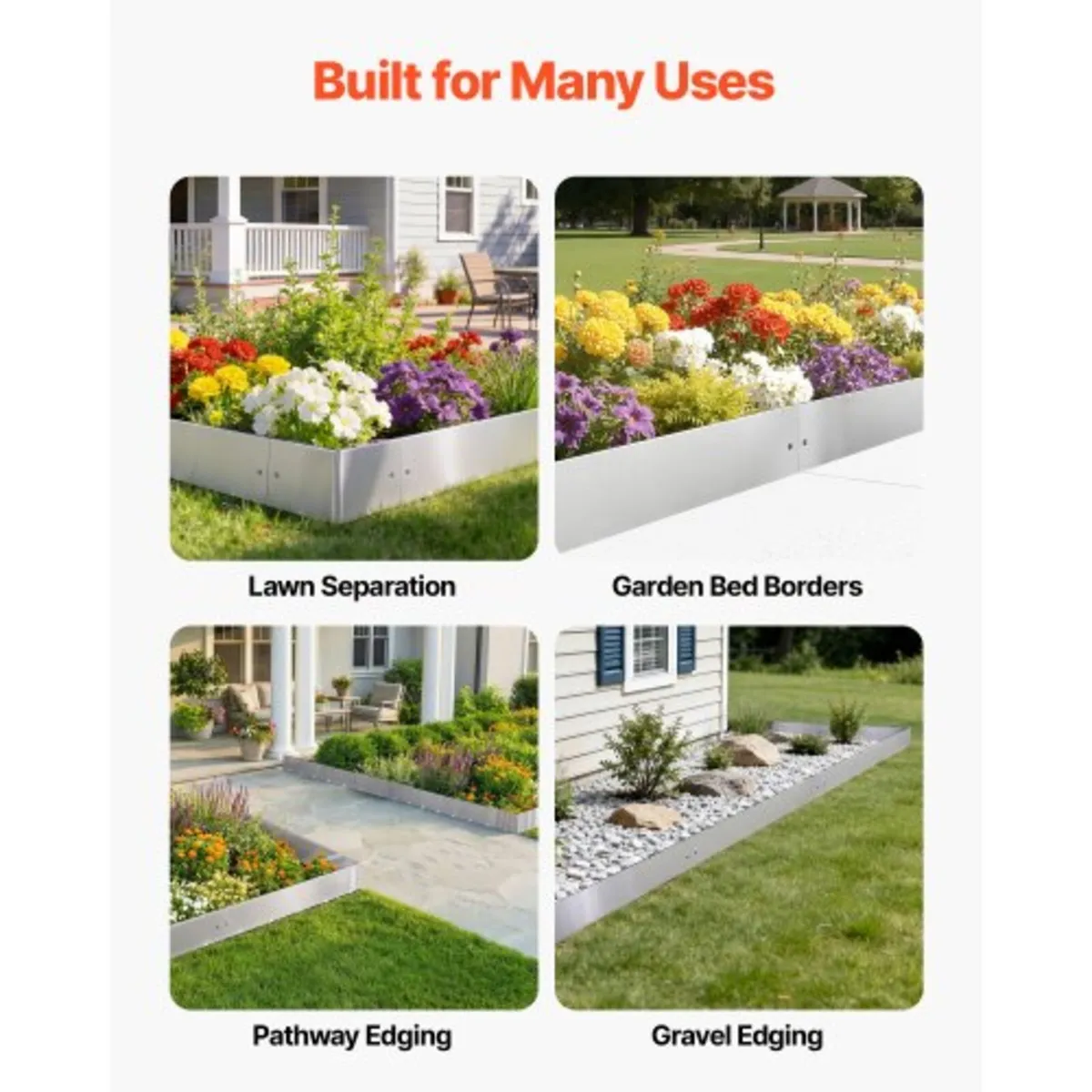 Corten Steel Landscape Edging, 10-Pack 100 x 23 cm - Image 4