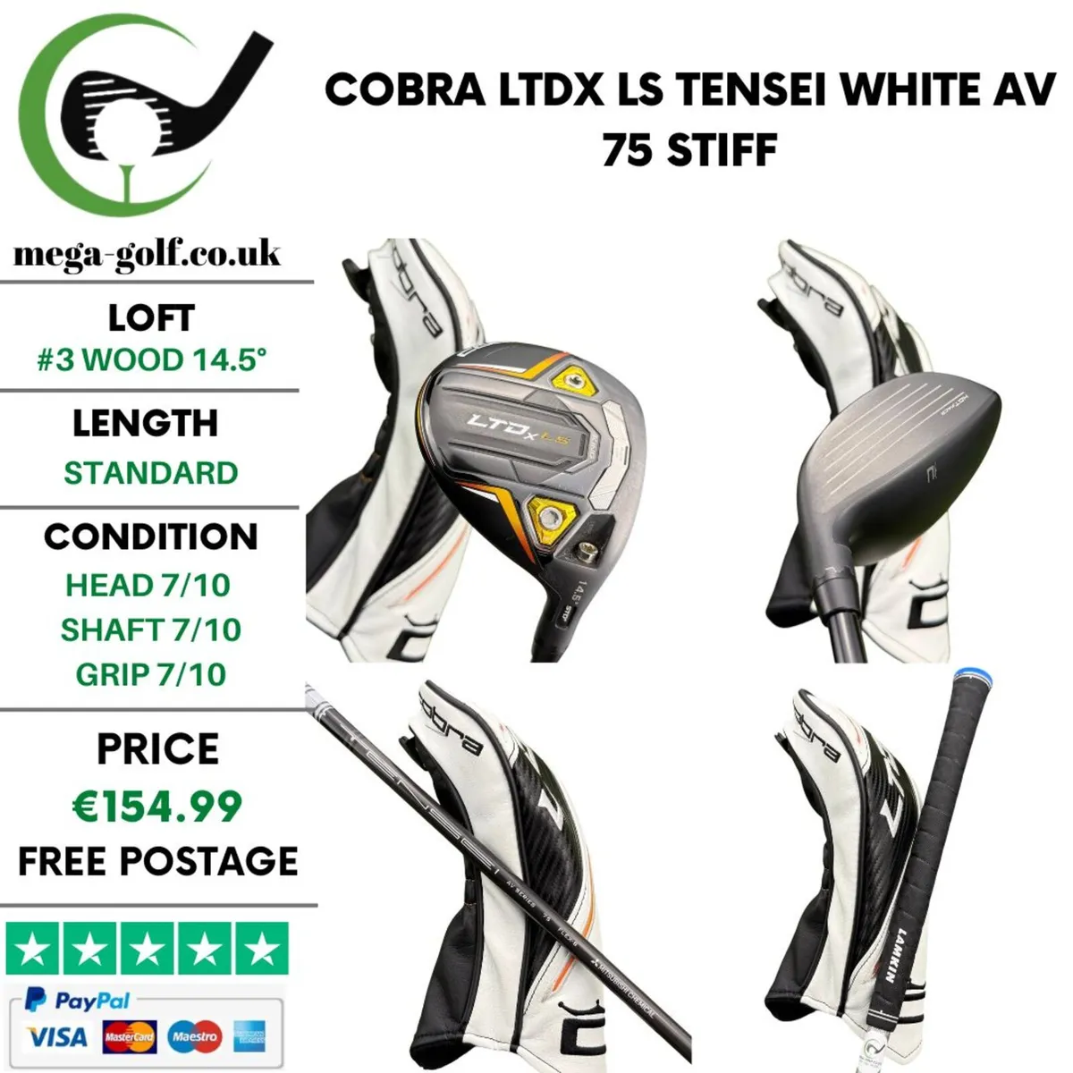 Cobra LTDx LS #3 Wood 14.5° / Stiff - Image 1