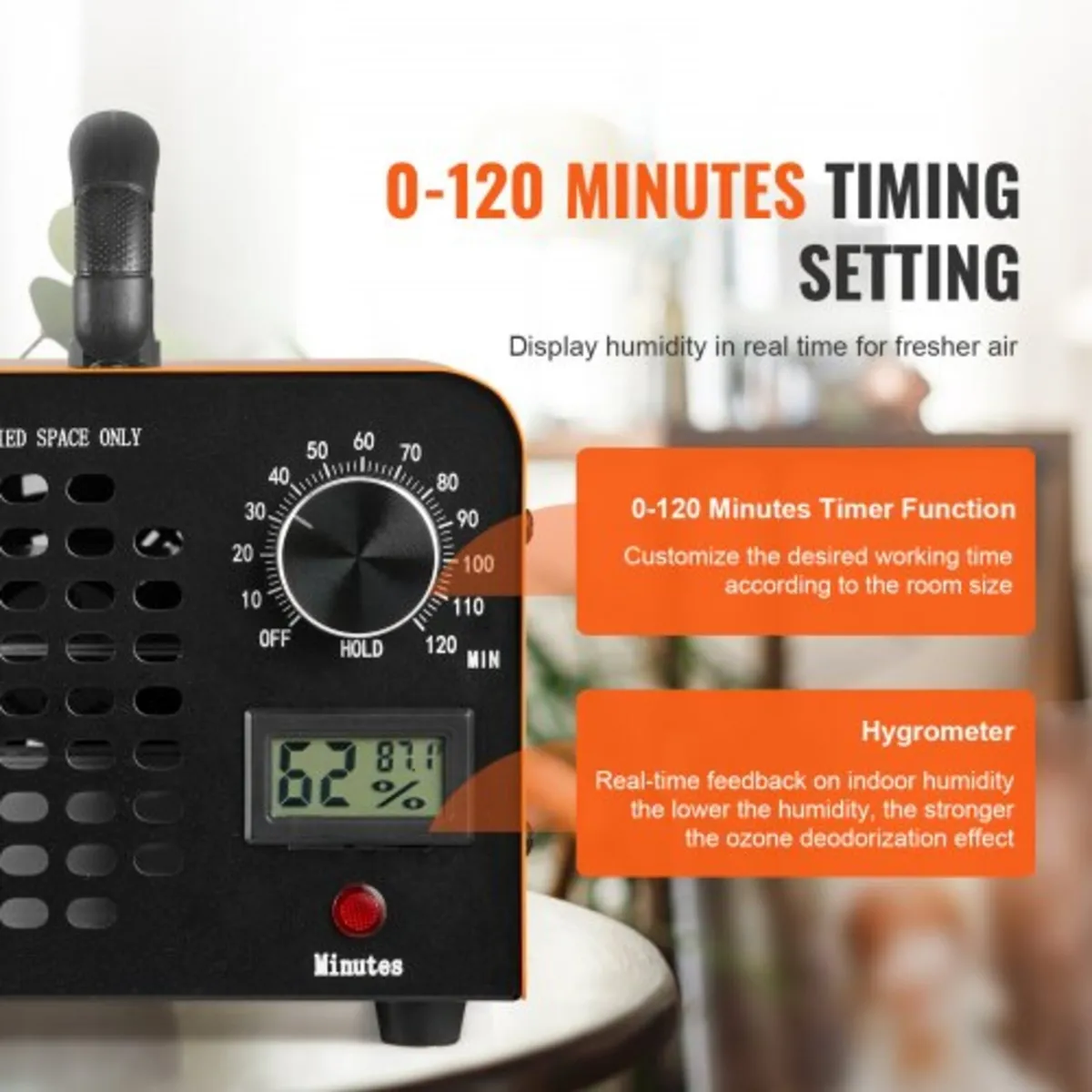 Ozone Generator, 12000mg/h Ozone Machine Odor Remo - Image 2