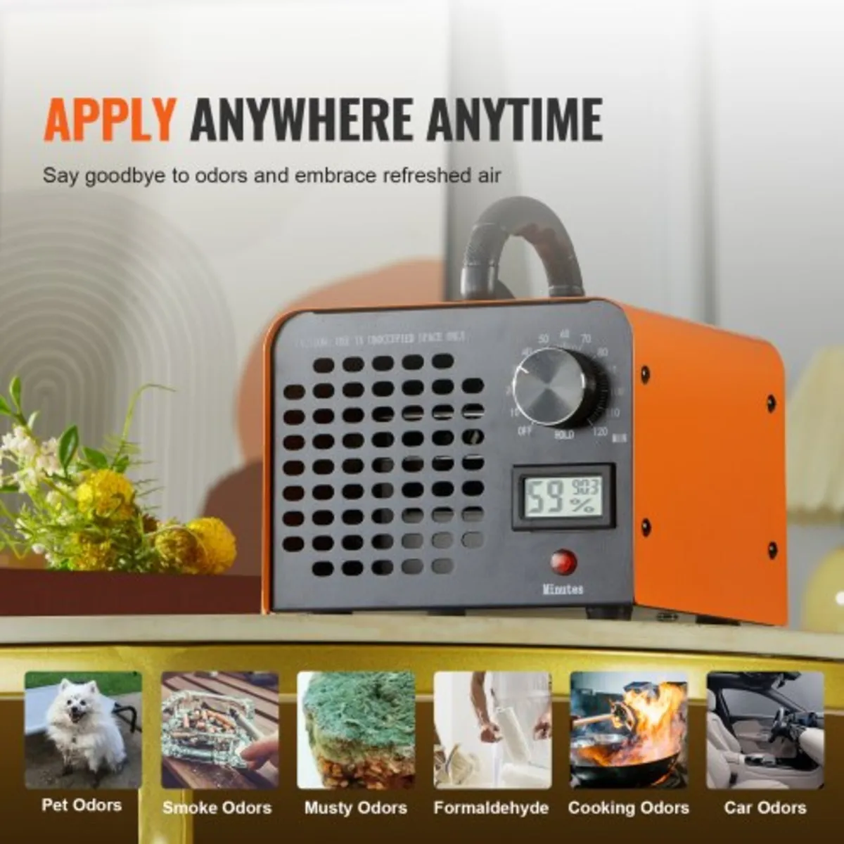 Ozone Generator, 12000mg/h Ozone Machine Odor Remo - Image 3