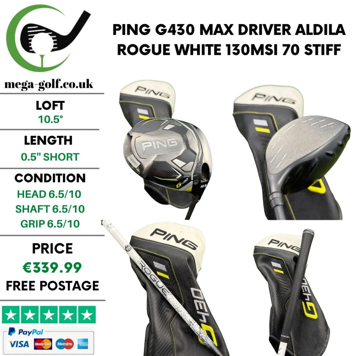 Ping G430 Max Driver / 10.5° / Stiff - Image 1