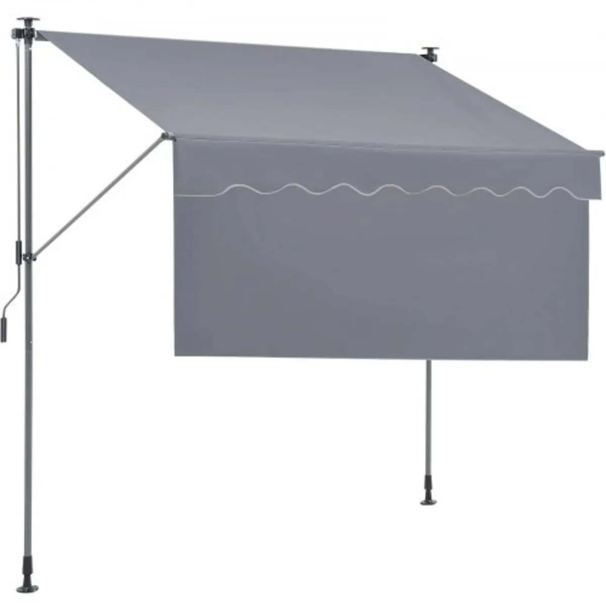 Retractable Awning, 78" Outdoor Retractable Patio - Image 1