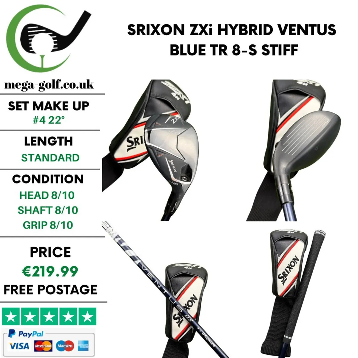 Srixon ZXi Hybrid / #4 22° / Stiff - Image 1