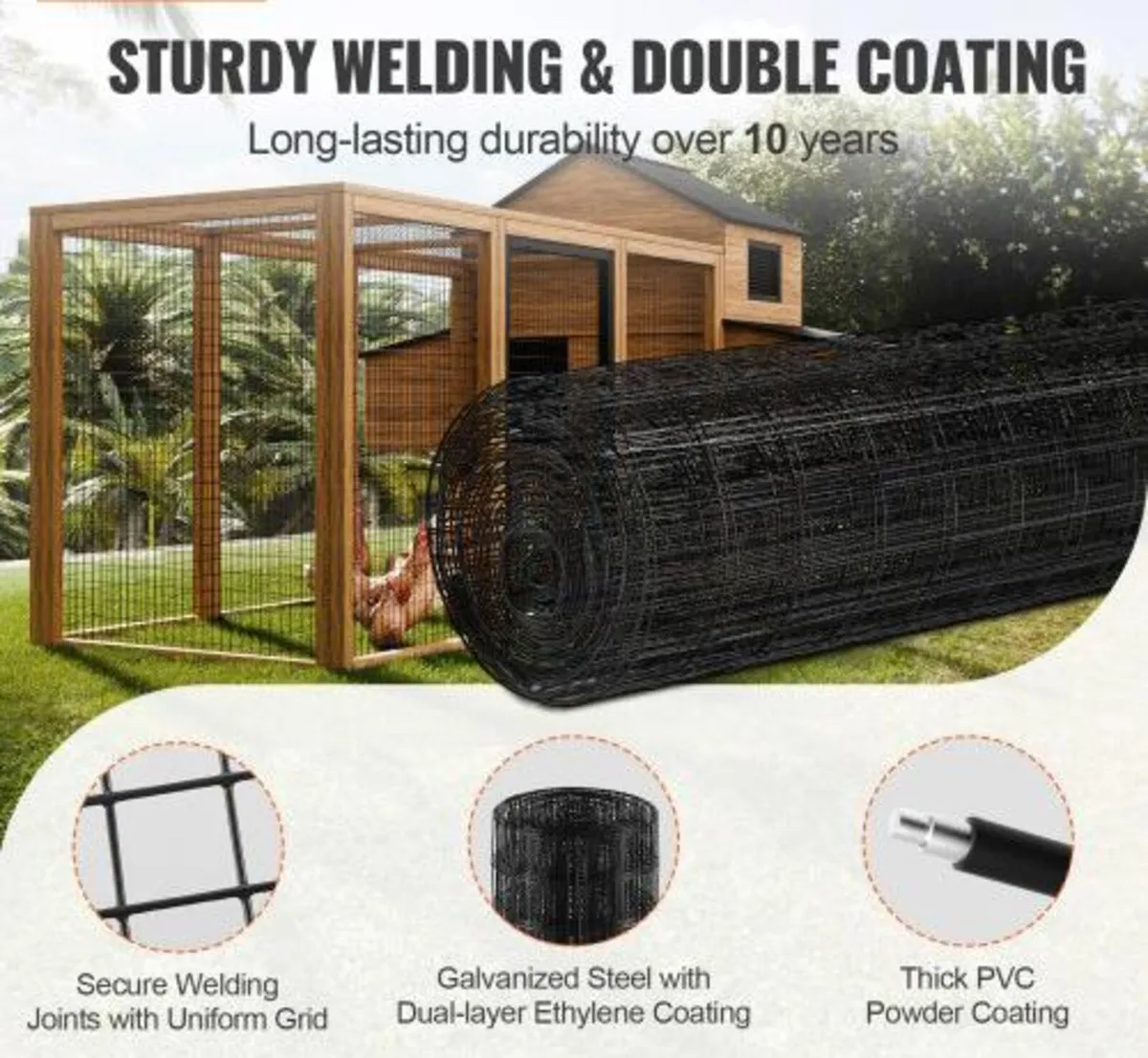 Hardware Cloth, 1220 x 15240 mm Galvanized Wire Me - Image 2