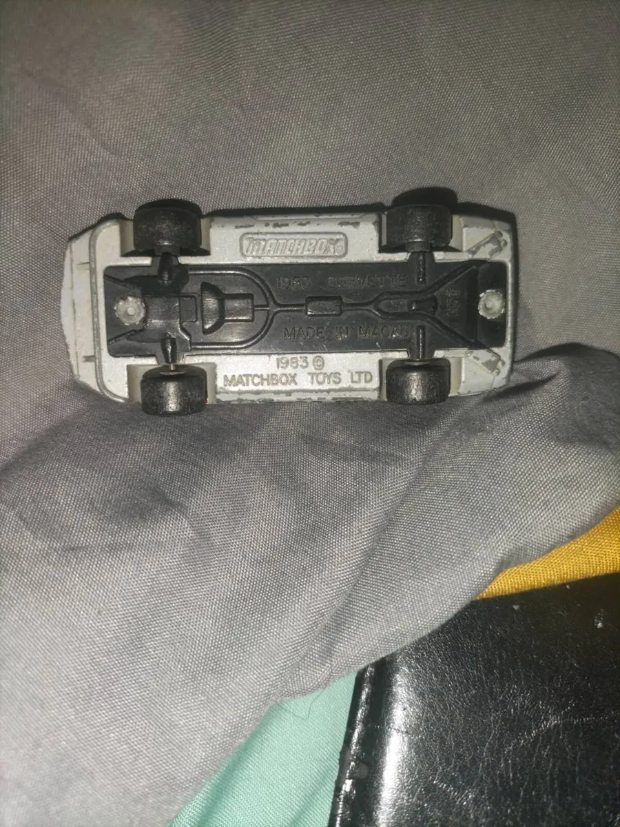 OLD MATCHBOX TOYS 1983 CORVETTE MODEL - Image 2