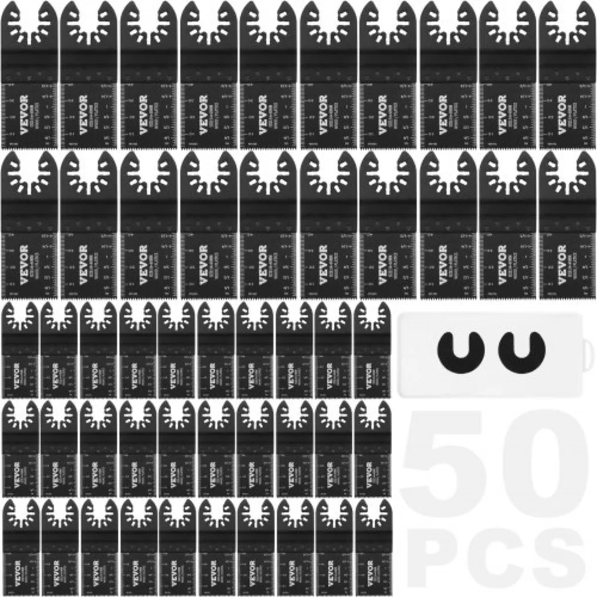 50PCS Oscillating Saw Blades, Universal Quick Rele - Image 1