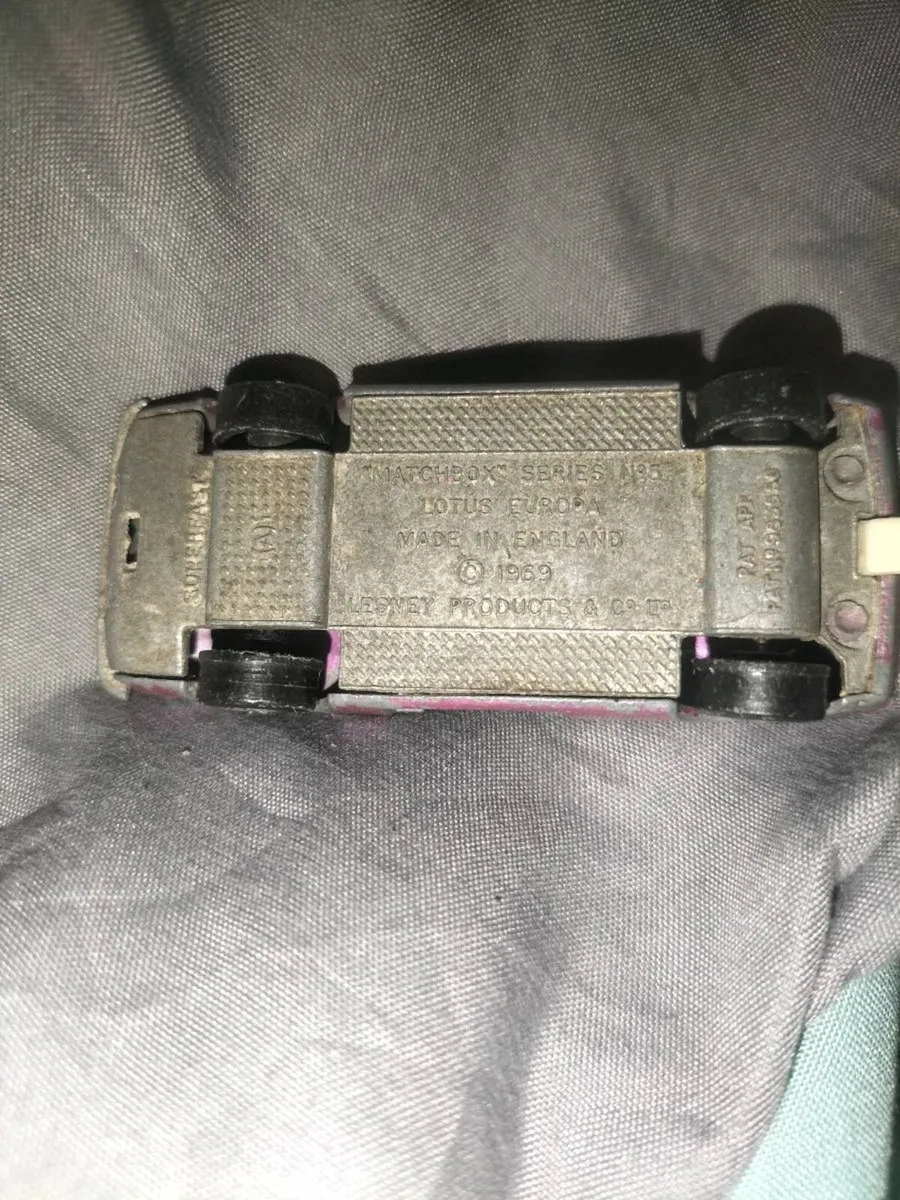 OLD MATCHBOX SERIES 5 LOTUS 1969  DIE. CAST - Image 2