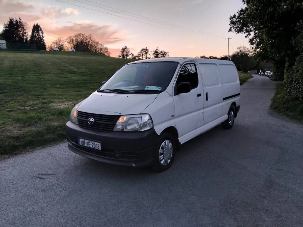 2008 Toyota hiace van for sale test 10/26 - Image 1