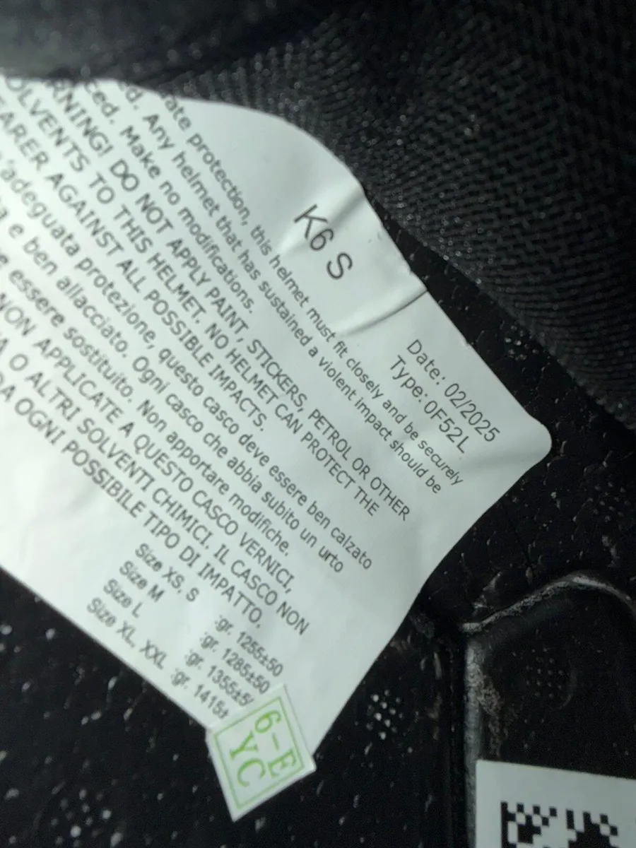 AGV K6 S Helmet & Cardo packtalk edge New - Image 4