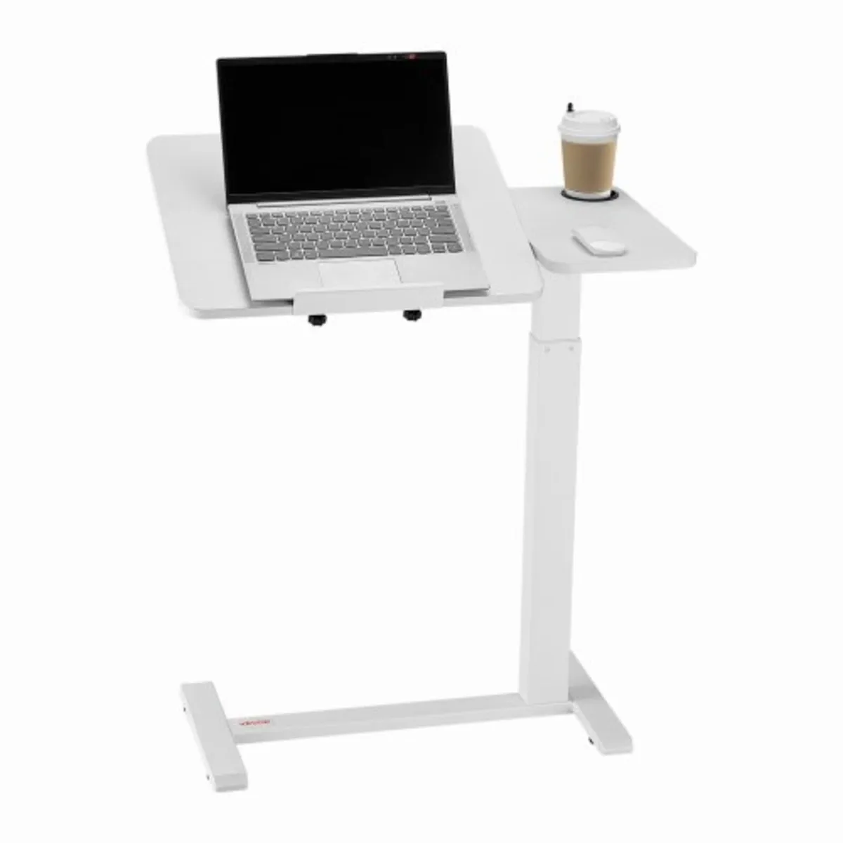 Overbed Table, Mobile Bed Side Table with Flip Des - Image 1