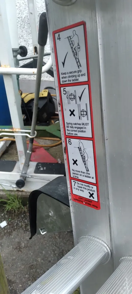 Attic ladder working perfect priced 80e - Image 3