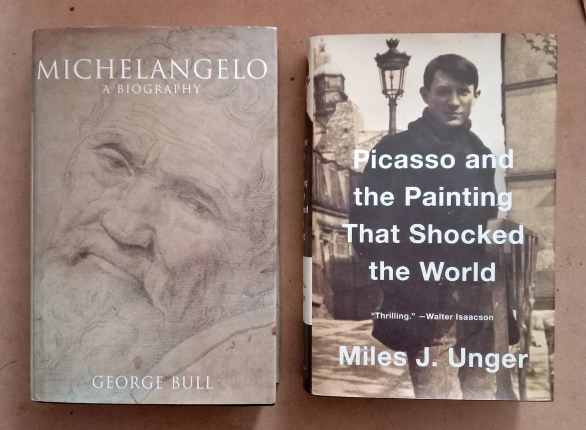 Picasso and Michaelangelo Books - Image 1