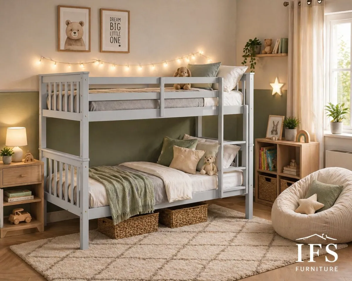 Solid wood bunk beds Kids beds Clearance 299 EURO - Image 1