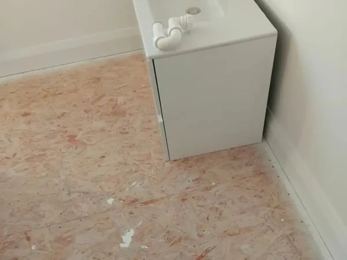 800mm (w) White Vanity Unit - Image 2