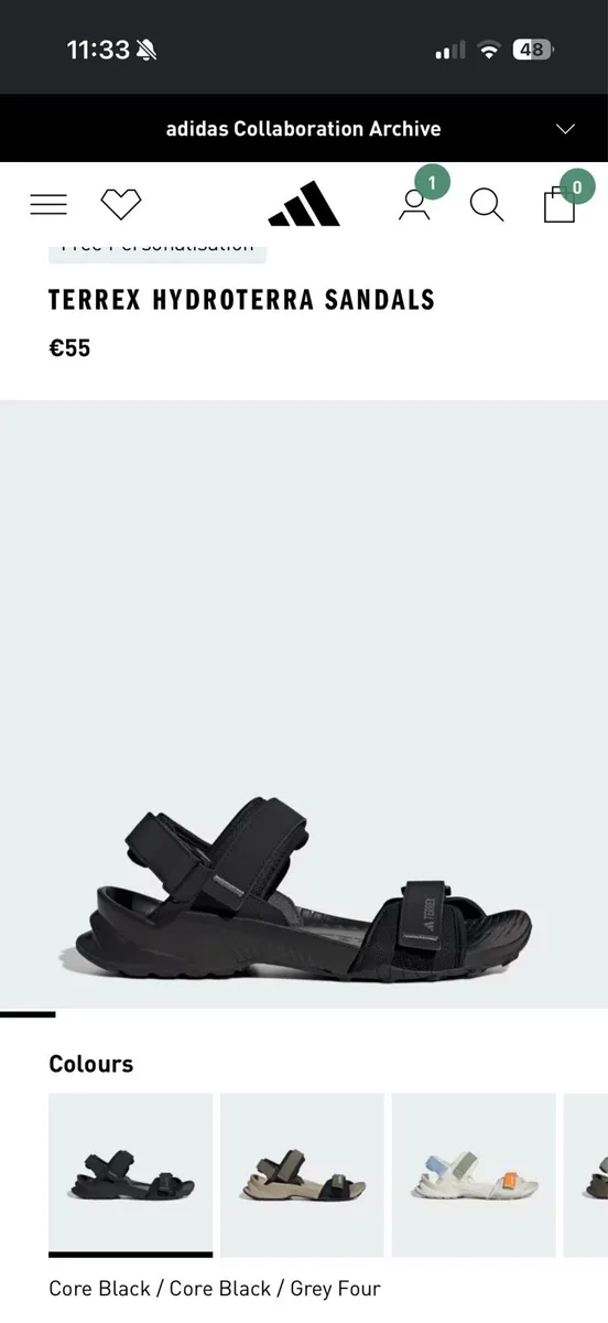 Men’s Sandals New  Adidas - Image 2