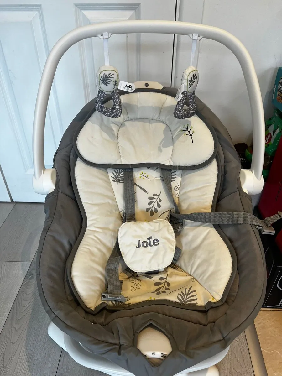 Joie Emeri 2-in-1 Baby Swing and Rocker Fern - Image 1