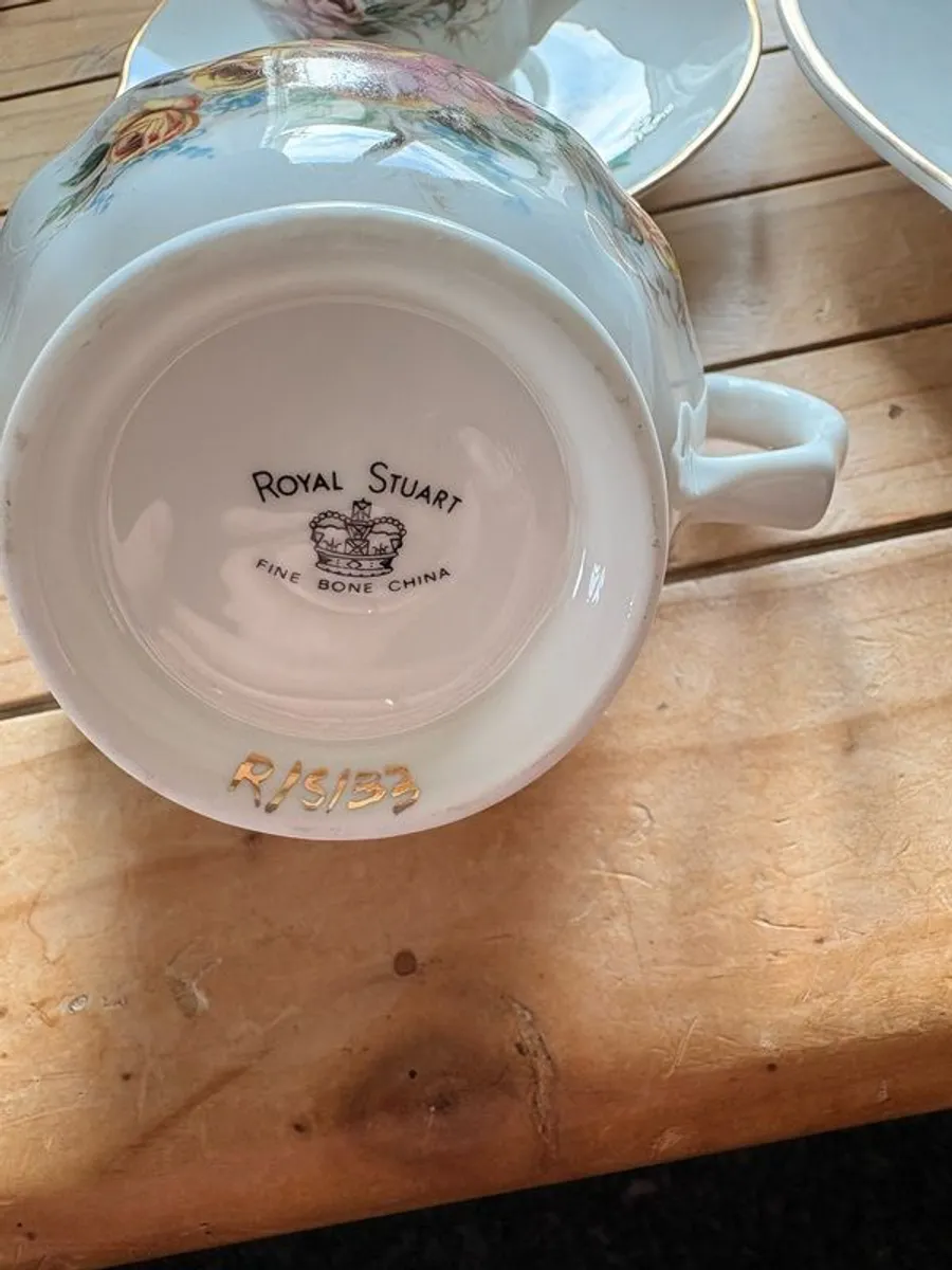 Royal Stuart fine bone china tea set - Image 2