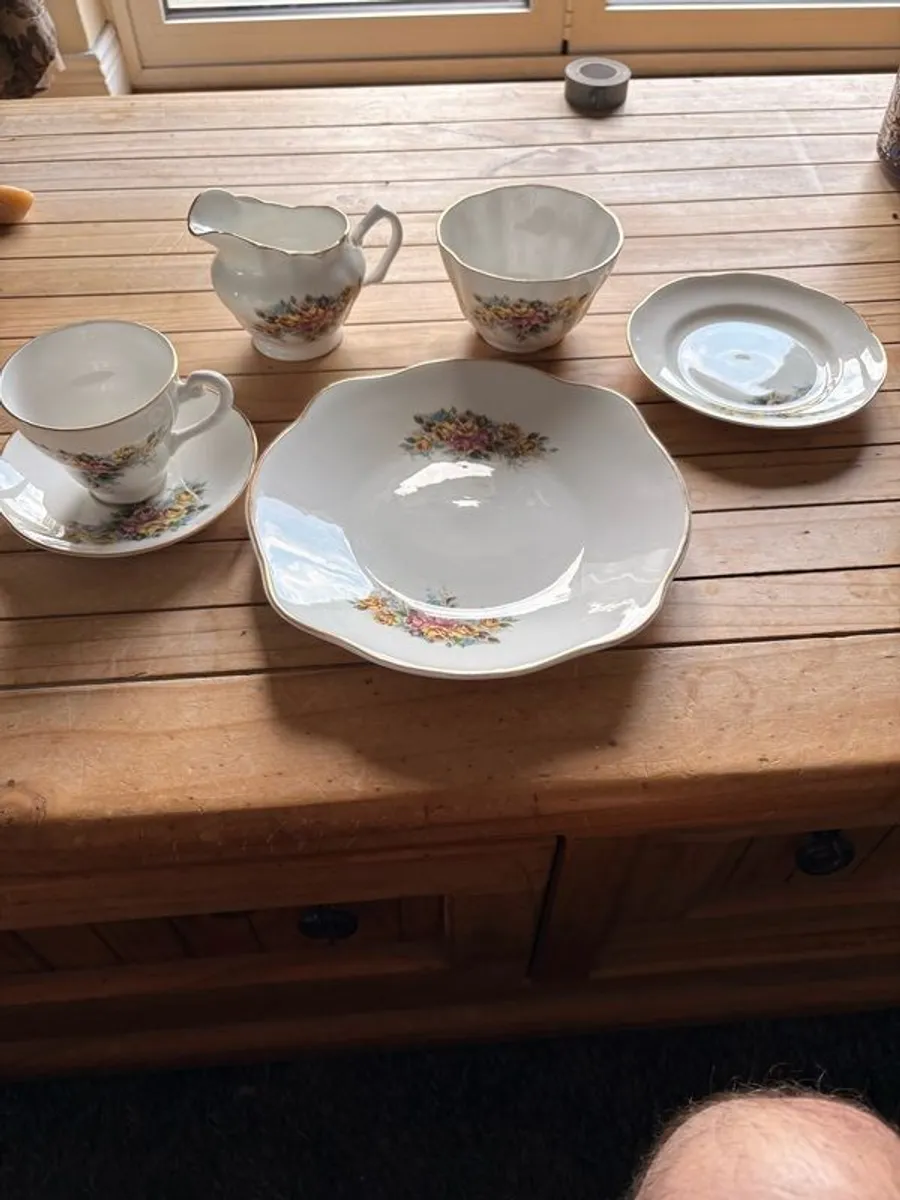 Royal Stuart fine bone china tea set - Image 1