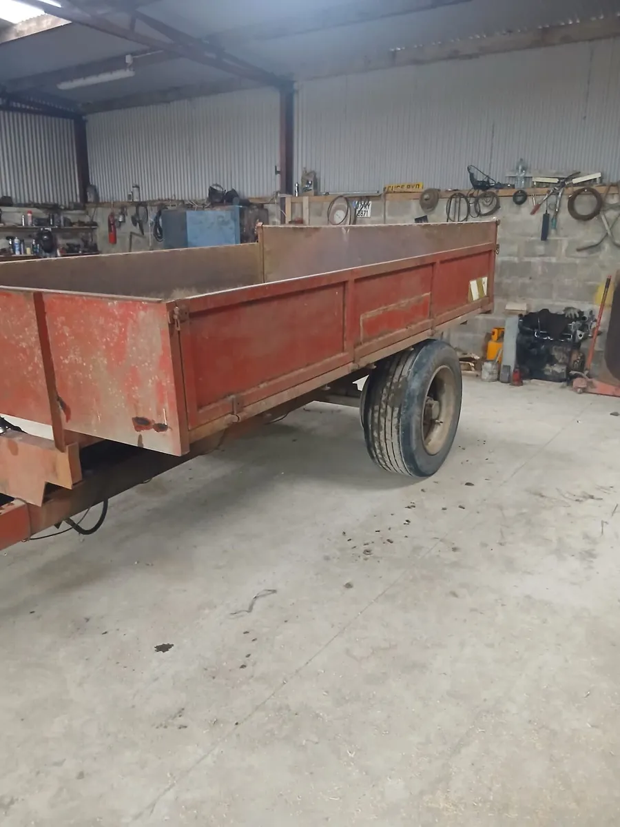 12x7 tractor tipping trailer.   Ex Kildare Co Co. - Image 2
