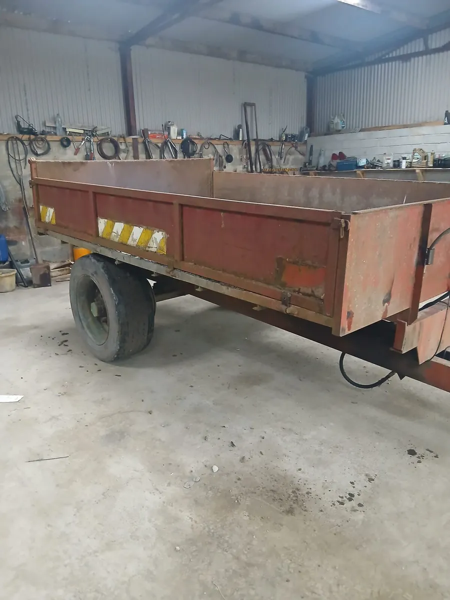 12x7 tractor tipping trailer.   Ex Kildare Co Co. - Image 1