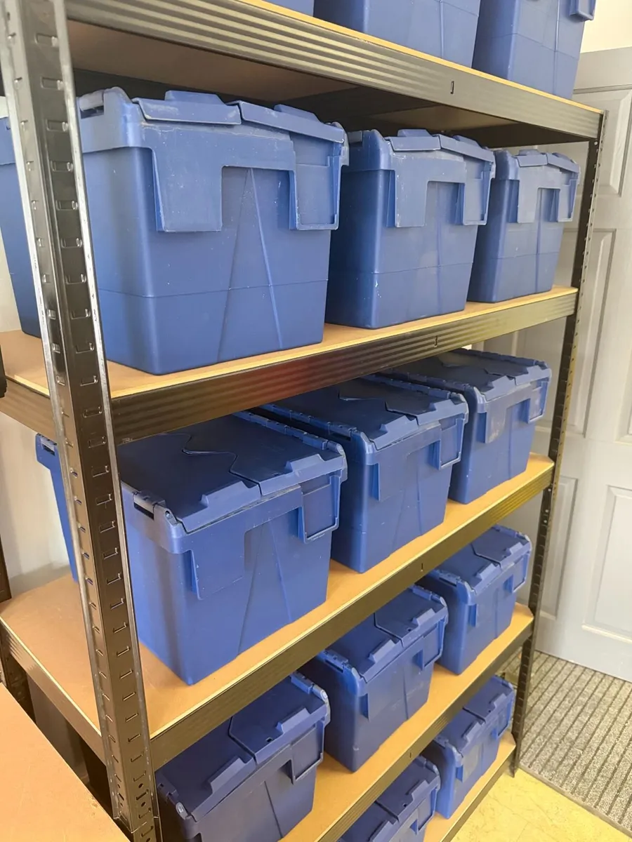 Workshop shelving & boxes - Image 2
