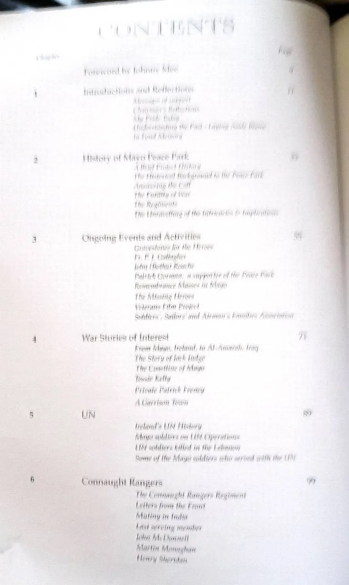 Mayo War Heroes Book - Image 3