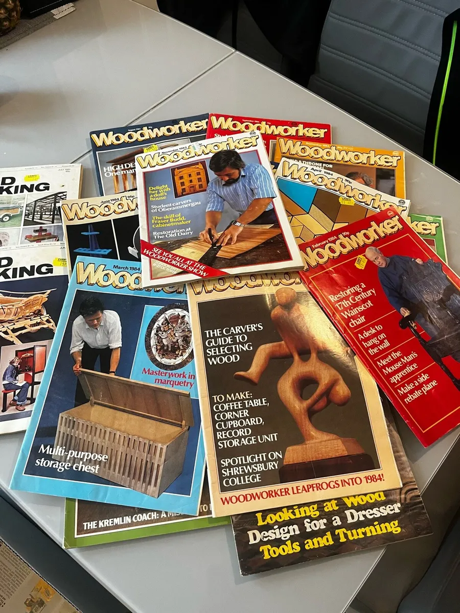 Vintage woodworker magazines - Image 1