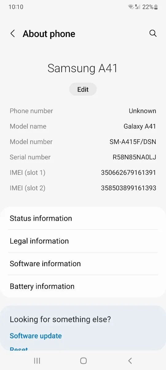 Samsung A41 phone - Image 4