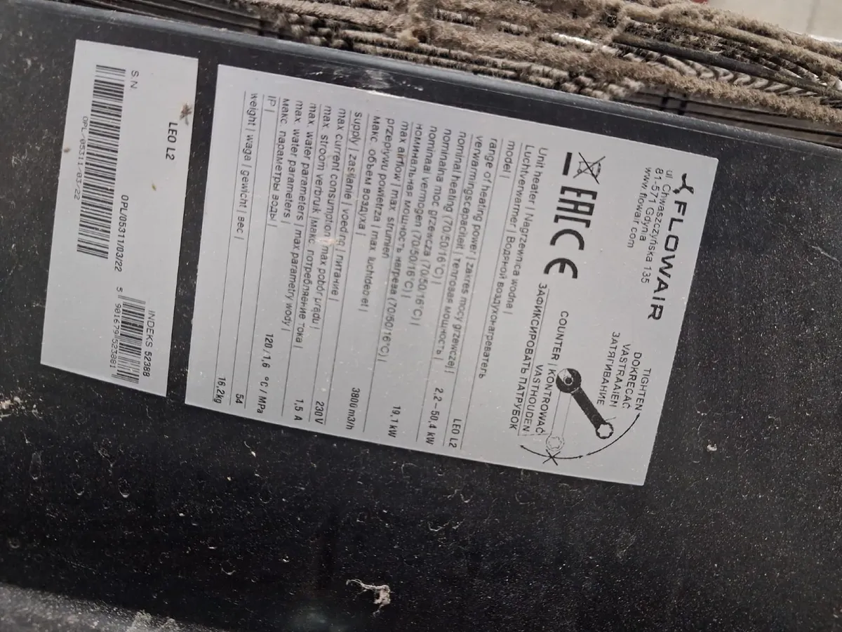 Flow Air heating Units - Image 2