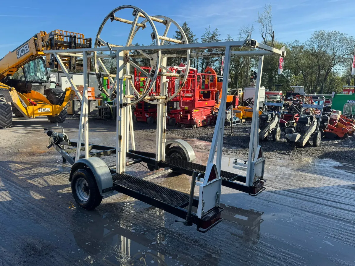 Steve Vick Single Axle Trailer Cable Reel - Image 3