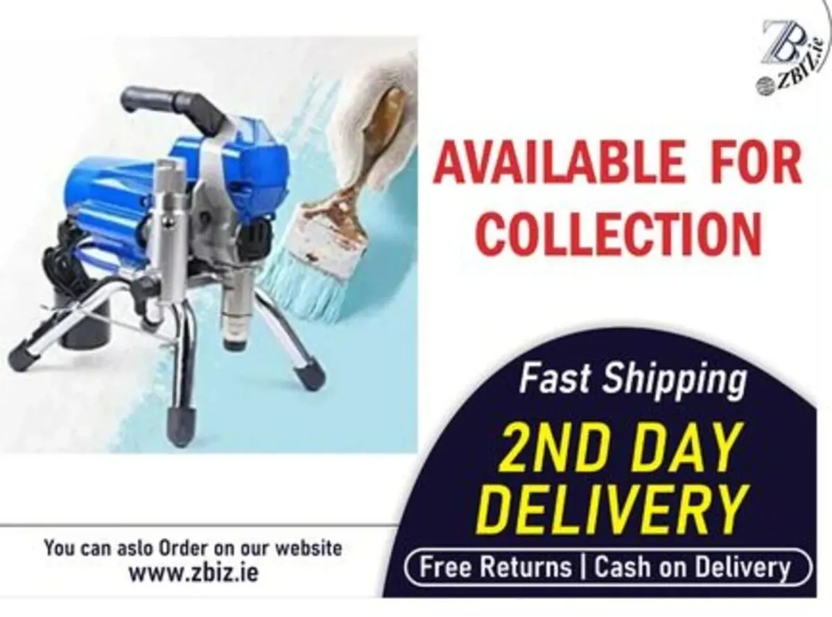 Paint Sprayer Airless High Pressure Machine Kit - Image 1