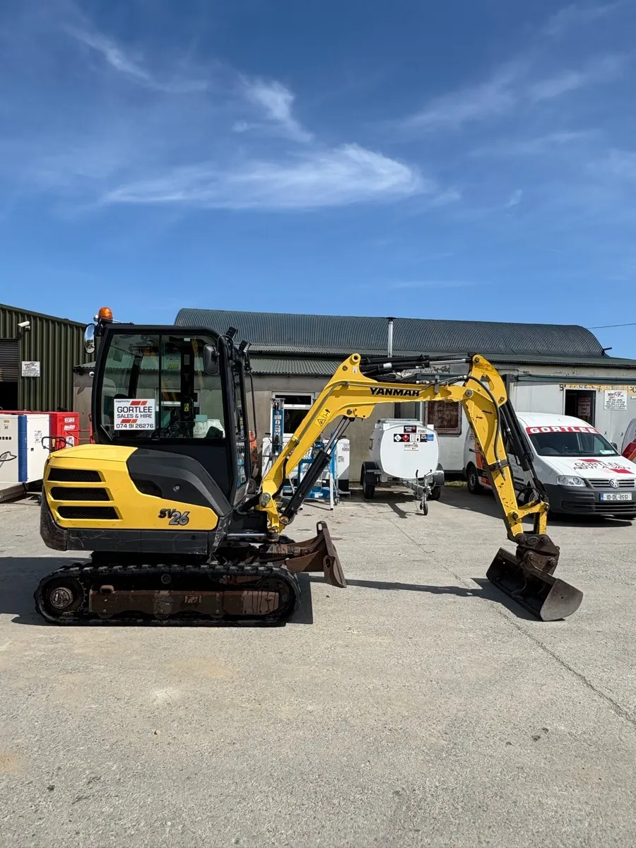 Yanmar Sv26 Mini Digger - Image 1
