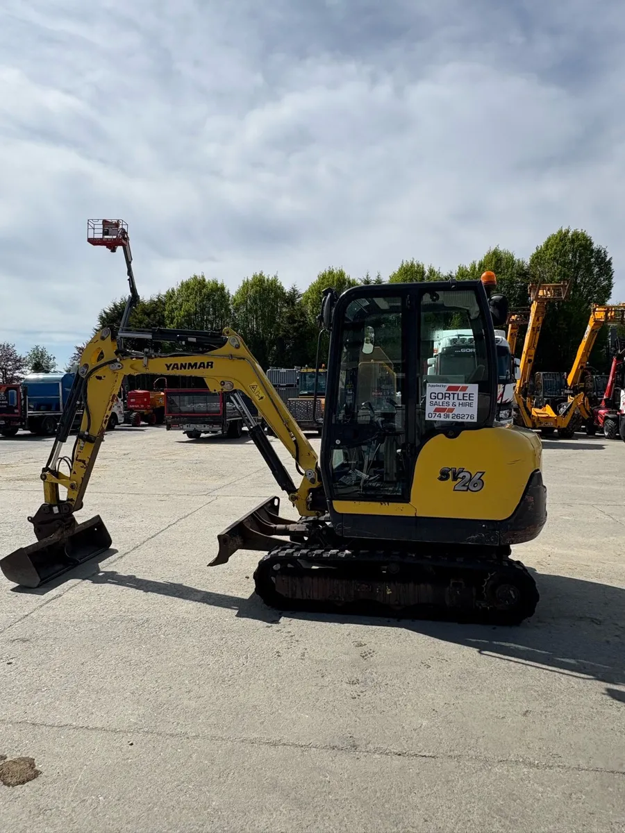 Yanmar Sv26 Mini Digger - Image 2
