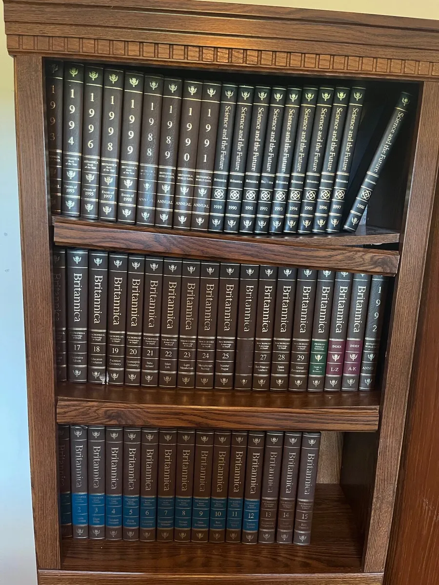 Encyclopaedia Britannica and Cabinet - Image 3