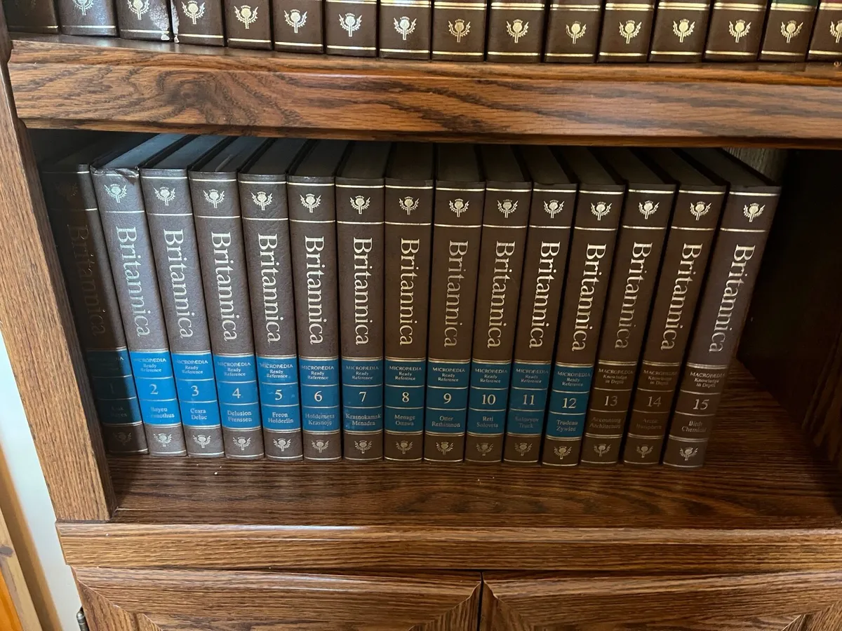 Encyclopaedia Britannica and Cabinet - Image 2